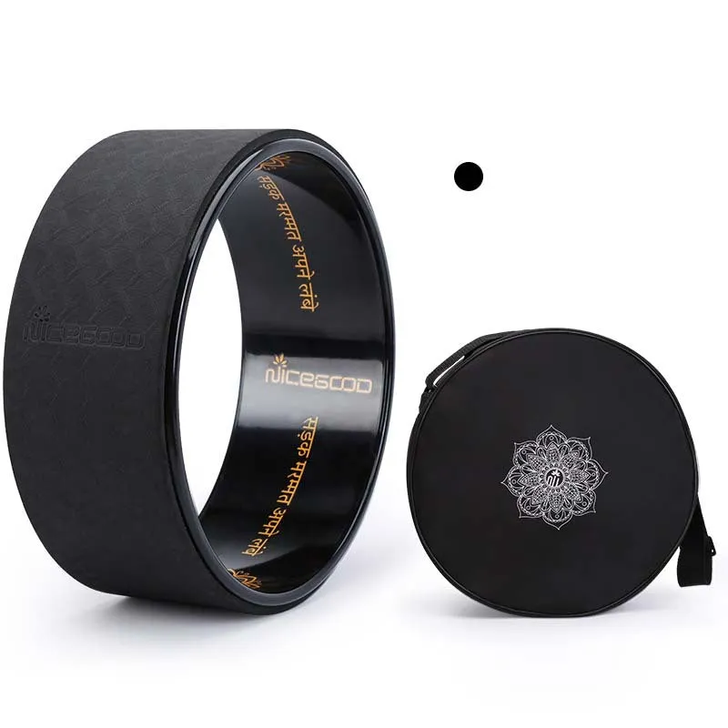 Pilates ring in pink with TPE outer and ABS inner core, 33cm diameter