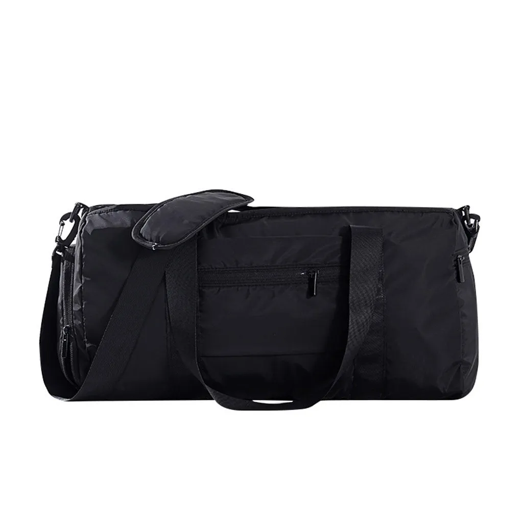 Dry wet separation sports fitness bag in memory cloth for swimming and travel