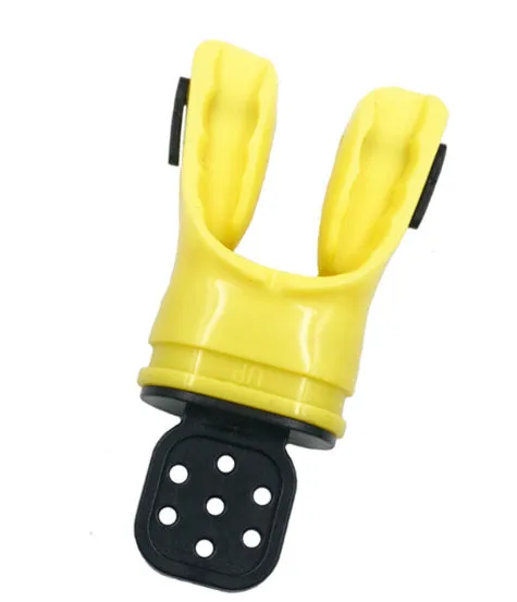 Plastic-free edible silicone diving mouthpiece in multiple colours with 110mm length for scuba diving and snorkelling