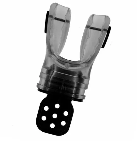 Plastic-free edible silicone diving mouthpiece in multiple colours with 110mm length for scuba diving and snorkelling