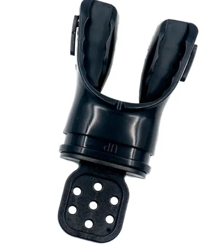 Plastic-free edible silicone diving mouthpiece in multiple colours with 110mm length for scuba diving and snorkelling