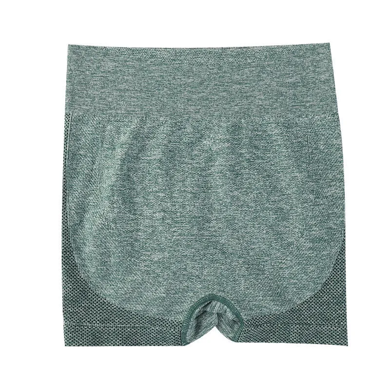 Women's high-waist yoga shorts in quick-dry fabric for fitness workouts