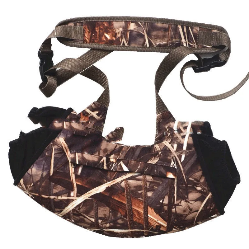 Flannel warm gloves in reed camouflage colour for hunting outdoor use