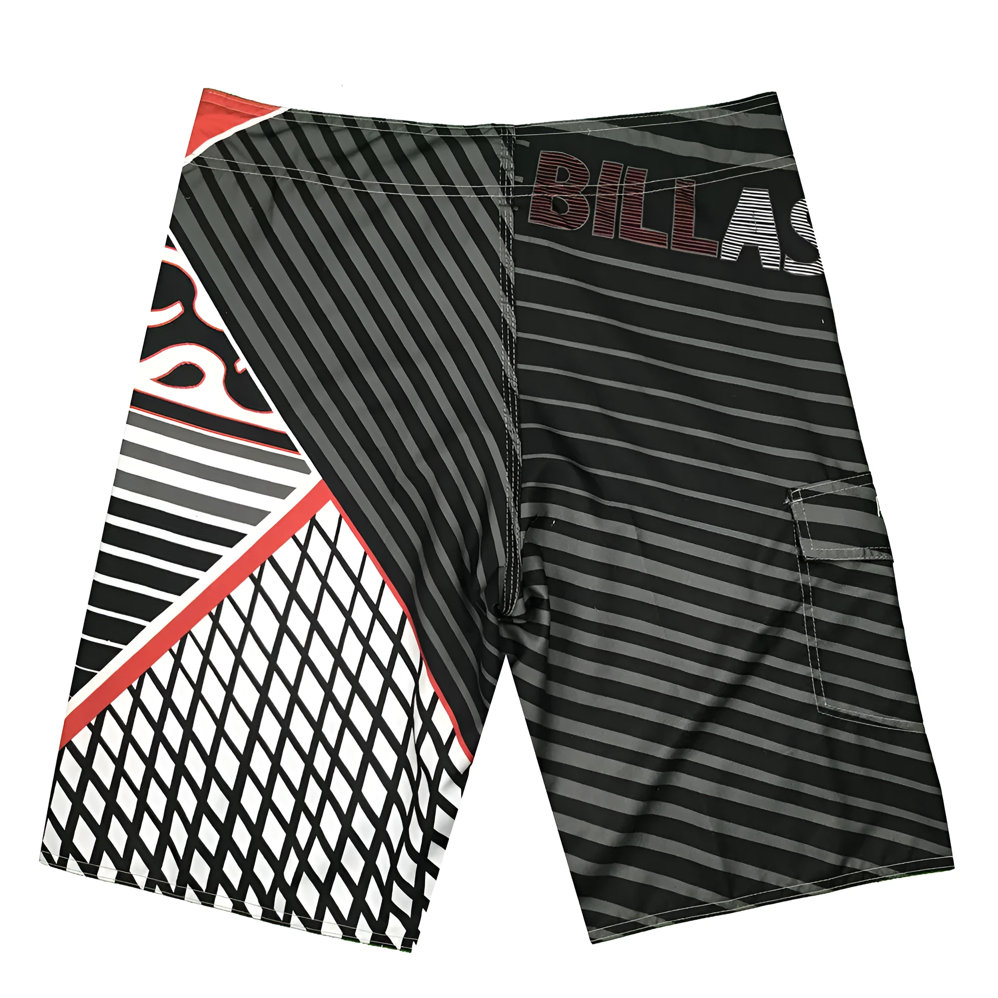 Quick-drying unisex surf pants in polyester fibre, available in blue, green, red, sizes 30-38