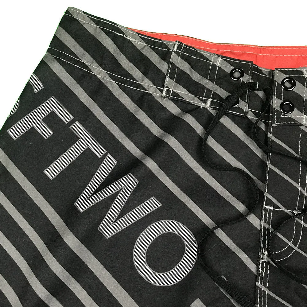 Quick-drying unisex surf pants in polyester fibre, available in blue, green, red, sizes 30-38