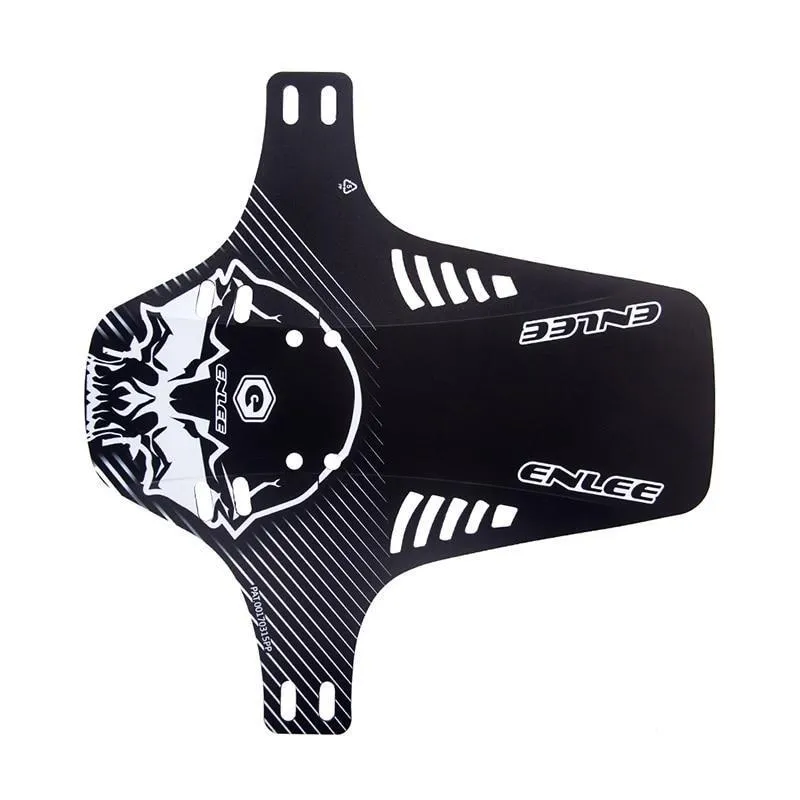 Off road bike mud flaps in colour option 1 mounted on mountain bike