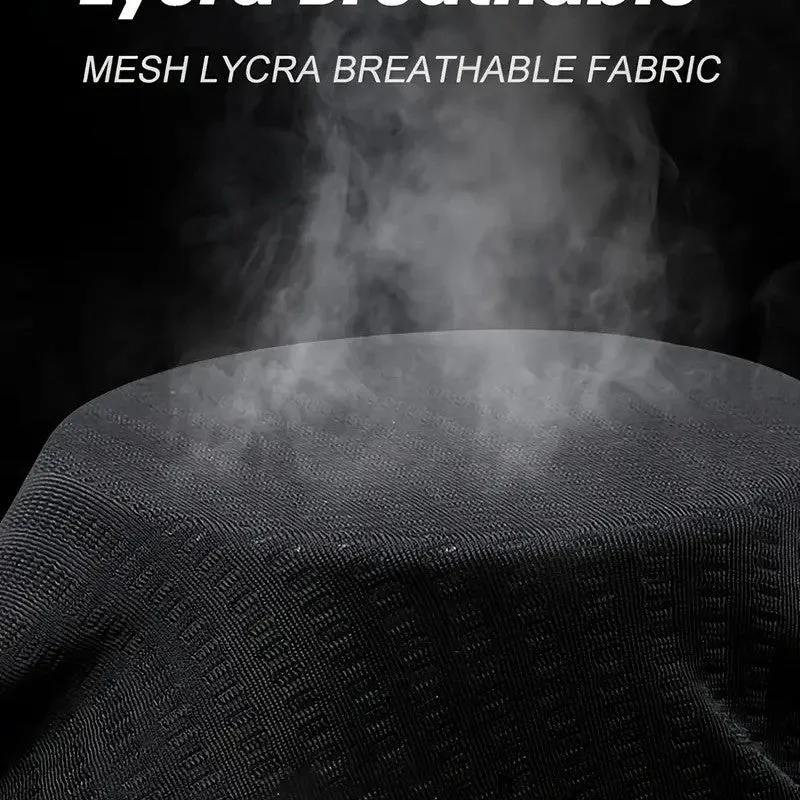 Gray nylon bicycle road bike underpants for cycling lying flat on a surface