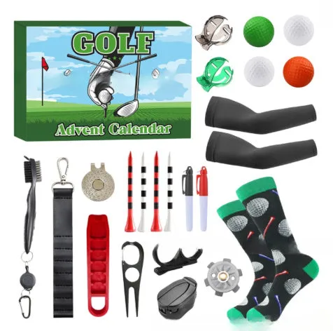 Golf Blind Box 04 surprise blind box calendar set with golf themed items in packaging