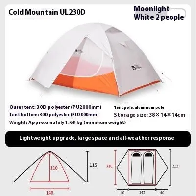 Cold Mountain Snow Wing UL2 EXO double outdoor camping rainproof windproof floor mat for hiking tent