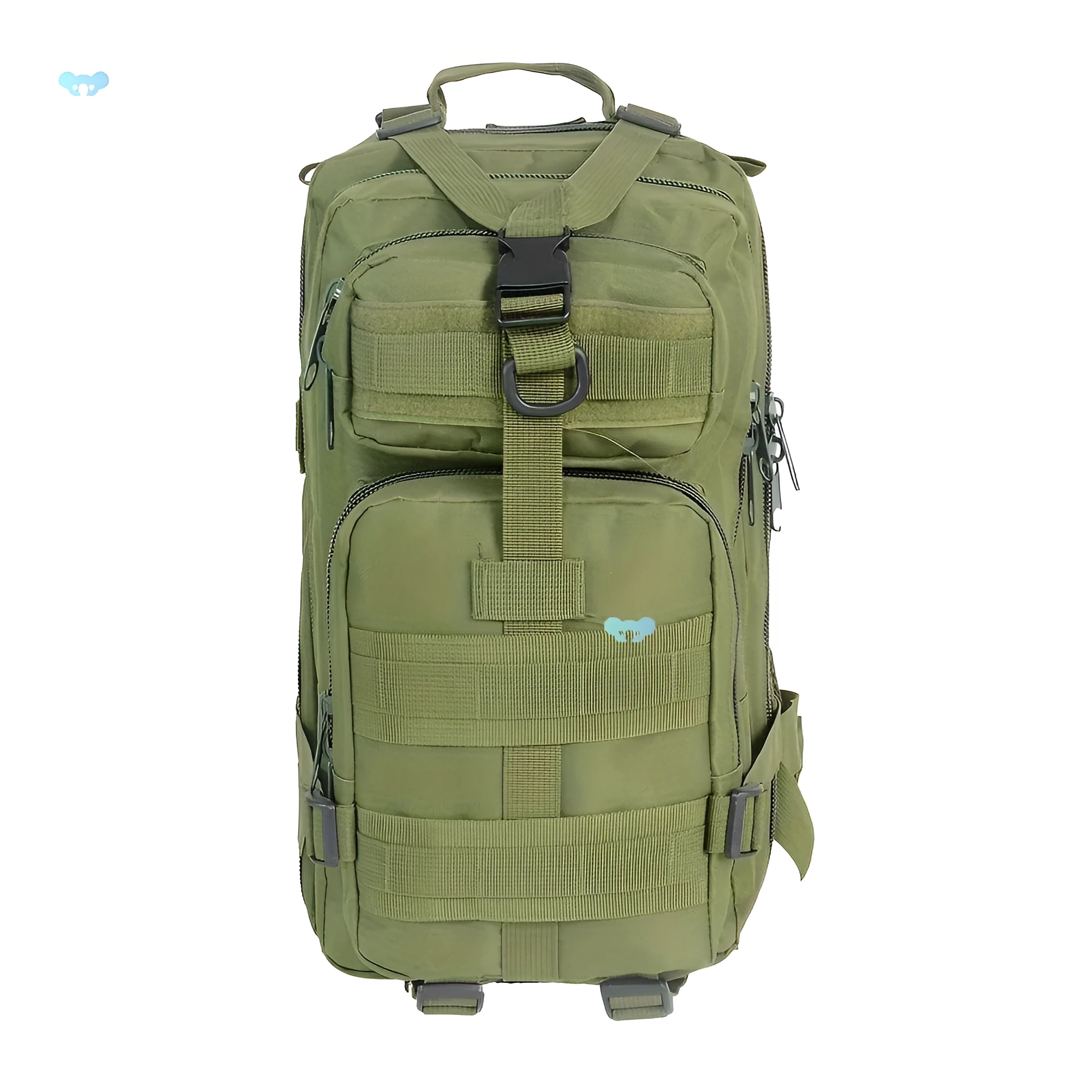 Double pull head camouflage outdoor backpack for men in PU material with multiple camo pattern options