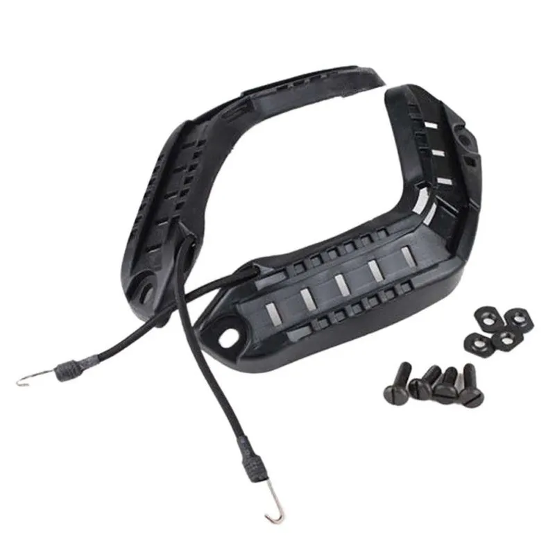 Quick helmet accessories in ABS plastic one size fit for motorcyle and bicycle helmets colour options
