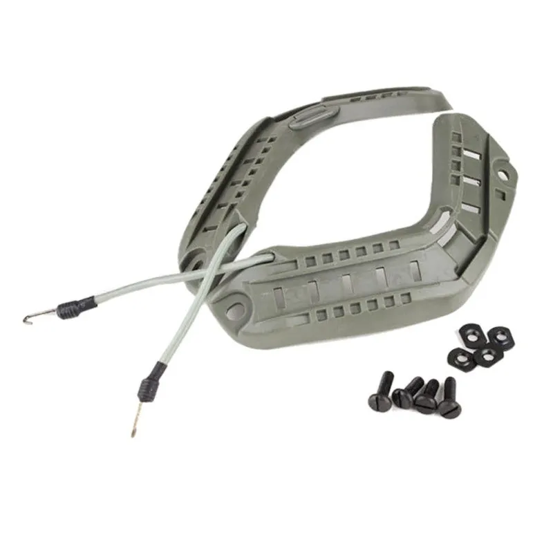 Quick helmet accessories in ABS plastic one size fit for motorcyle and bicycle helmets colour options