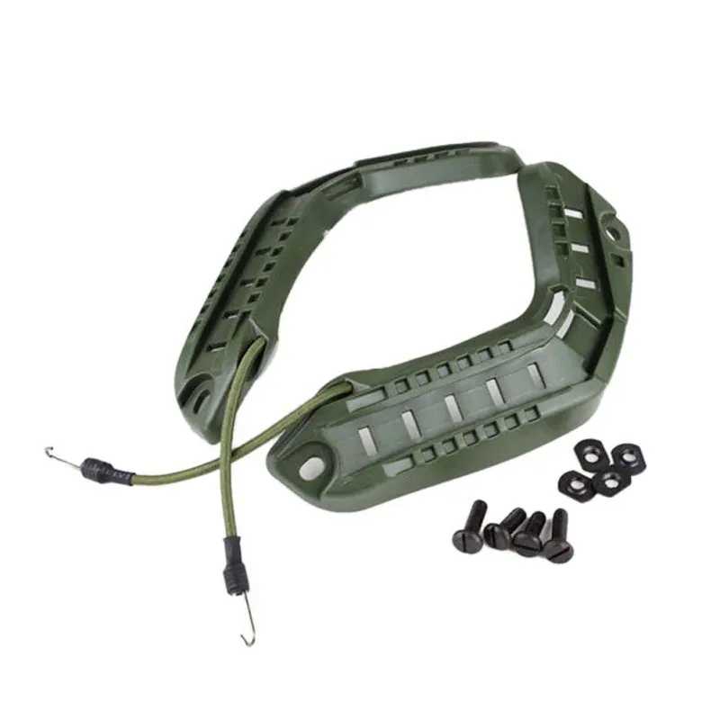Quick helmet accessories in ABS plastic one size fit for motorcyle and bicycle helmets colour options