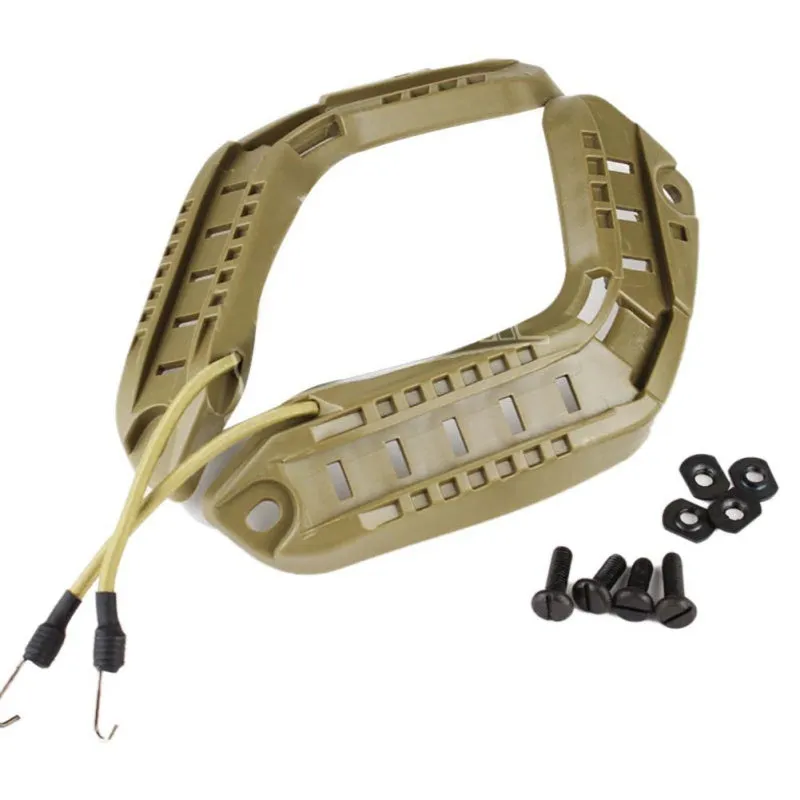 Quick helmet accessories in ABS plastic one size fit for motorcyle and bicycle helmets colour options