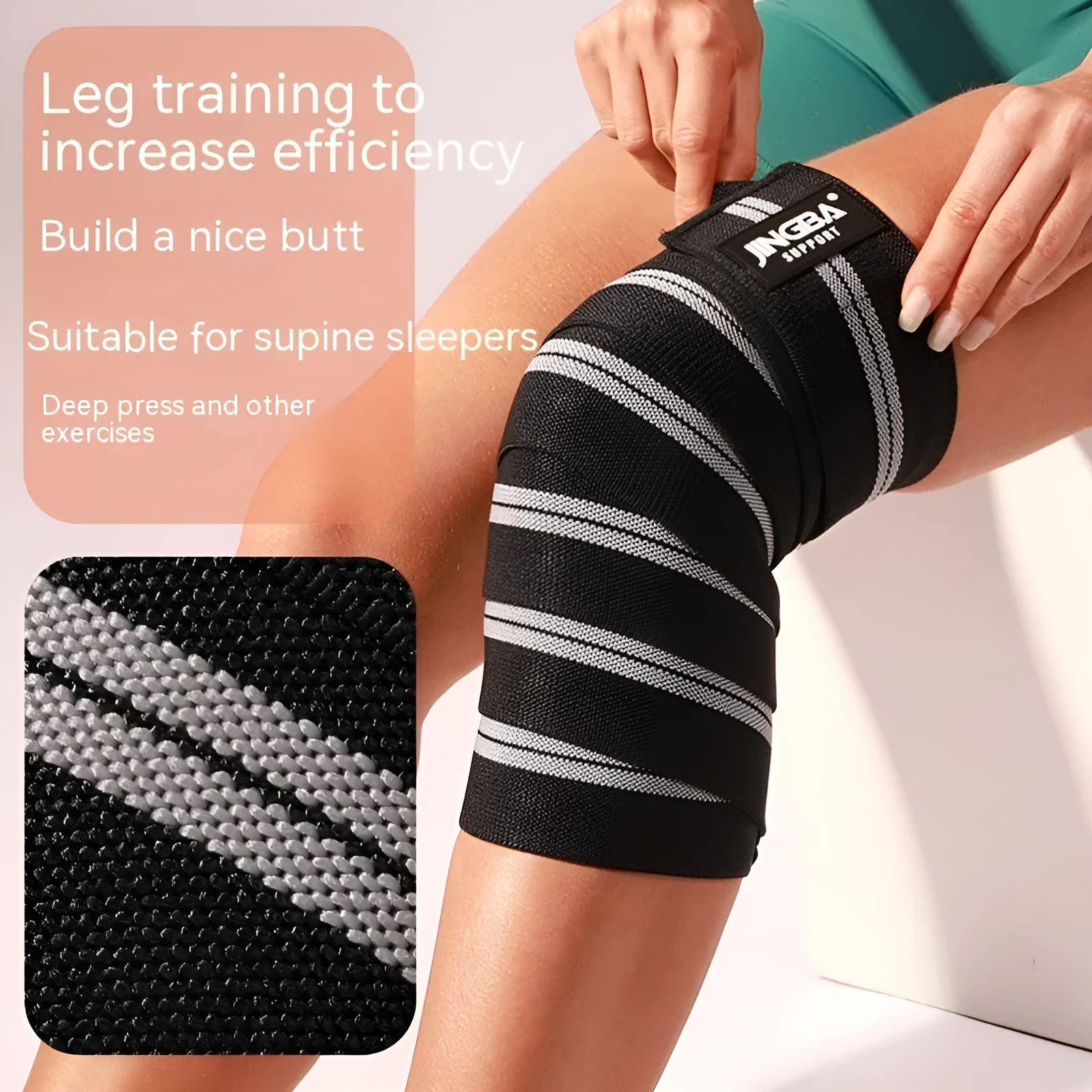 Adult adjustable sports knee pads in blue, grey, red, and yellow colours for multi-sport use.