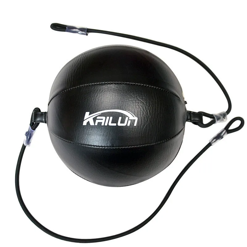 Home hanging pear shape boxing training equipment speed ball with 20cm diameter in black