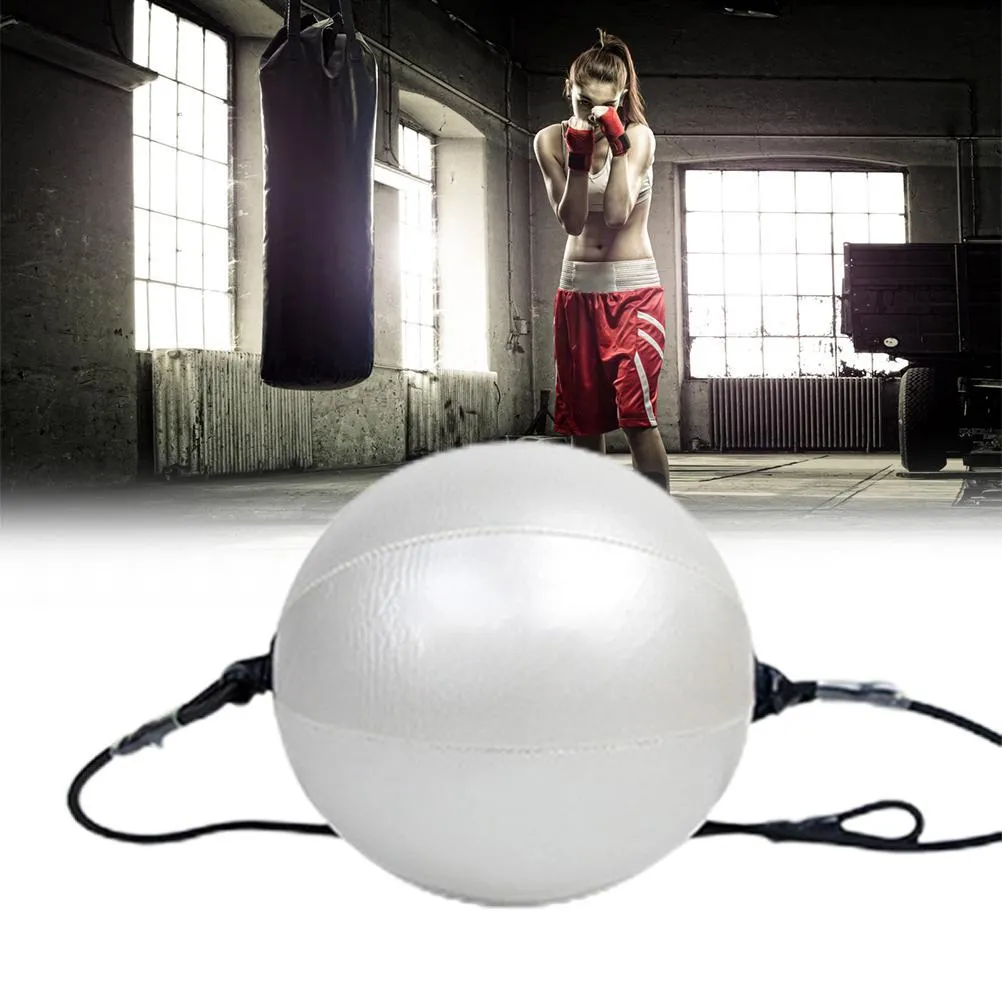 Home hanging pear shape boxing training equipment speed ball with 20cm diameter in black