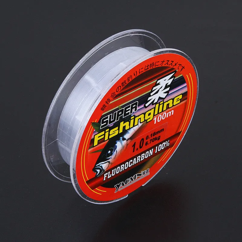 100m nylon high horsepower fishing line spool transparent for sea and freshwater rods