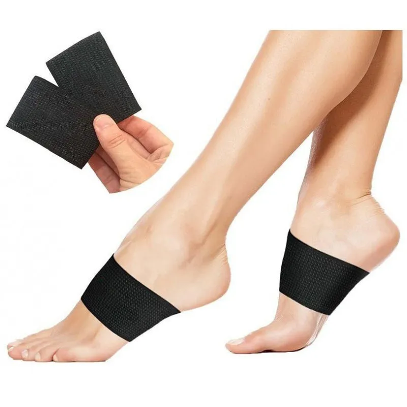 Men's and women's elastic foot bandage cover for flat foot and arch support in PU material