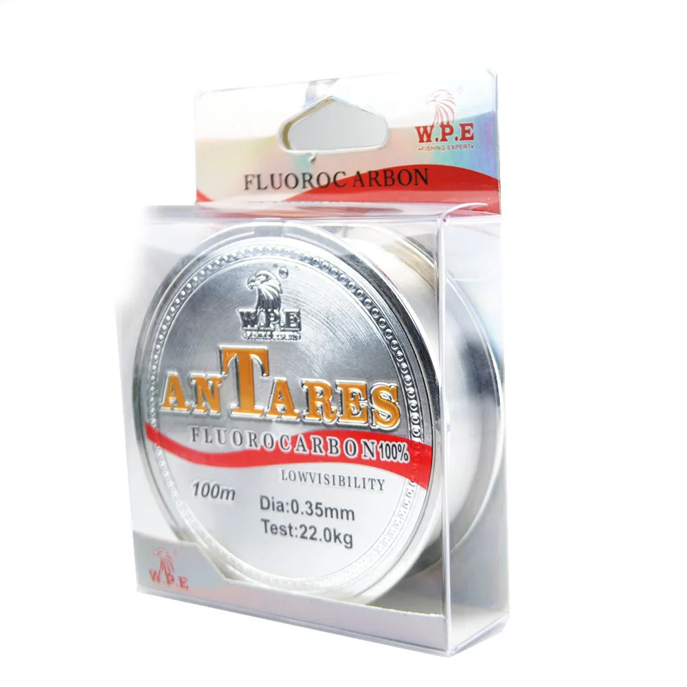 Fluorocarbon coated carbon fibre fishing line 100m spool with seven diameter options