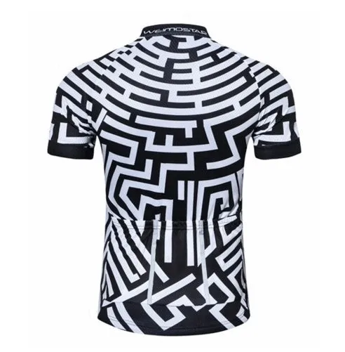 Labyrinth Ultralight Cycling Jersey with high-wick fabric, full zipper, and reinforced pockets in race-ready fit
