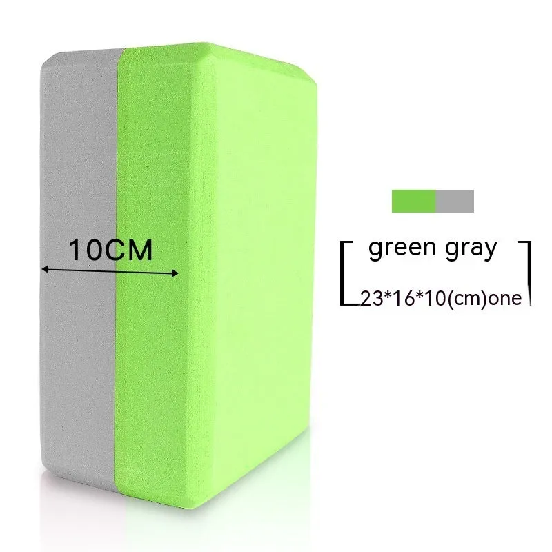 High-density EVA yoga and dance block in violet colour on a plain background
