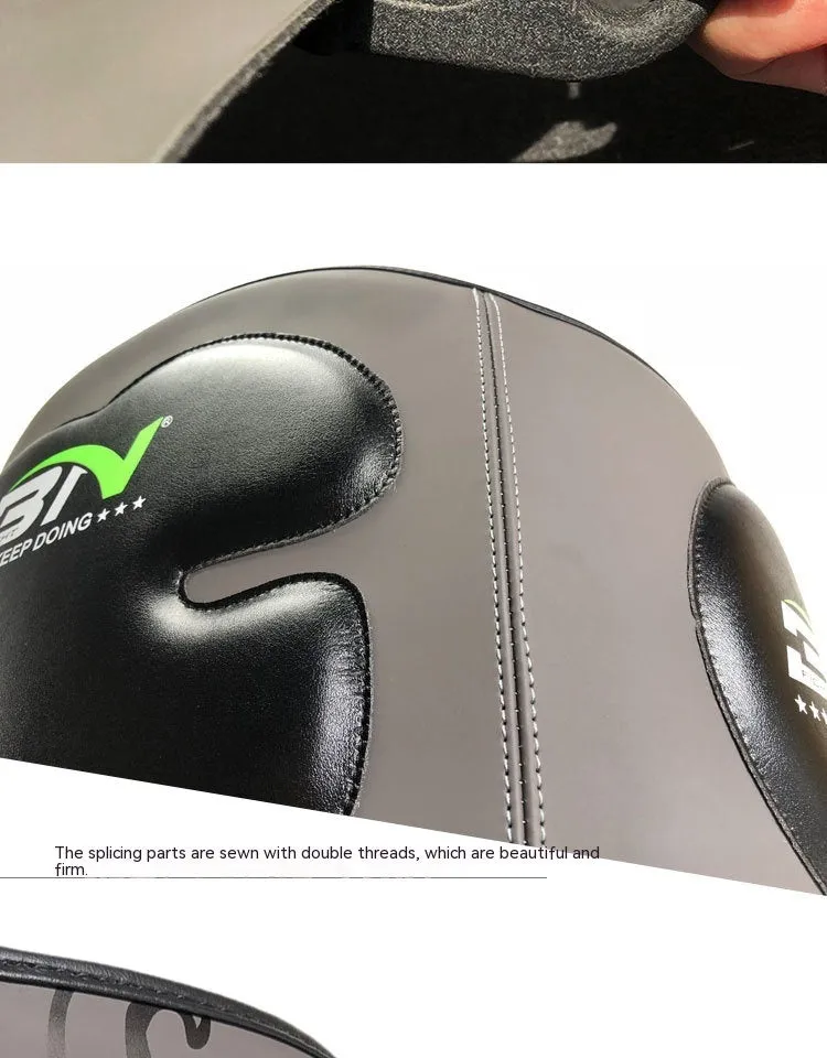 Dark grey Sanda boxing chest protector target for waist protection during martial arts training