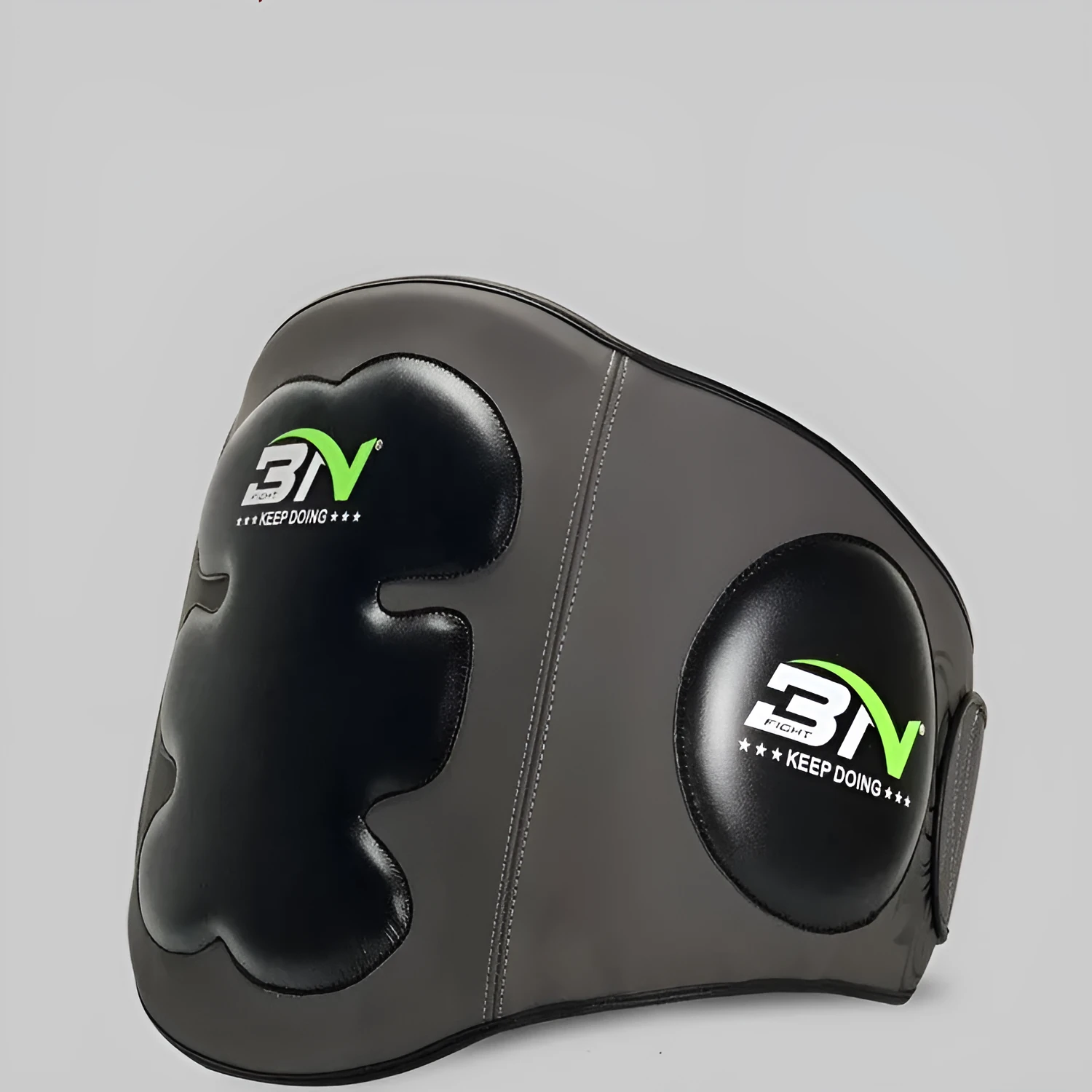 Dark grey Sanda boxing chest protector target for waist protection during martial arts training