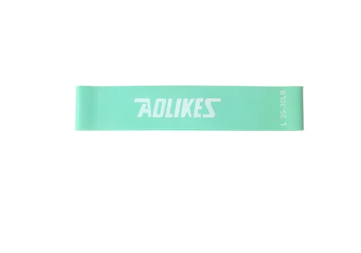 Natural latex tension band elastic band for resistance exercise in black colour