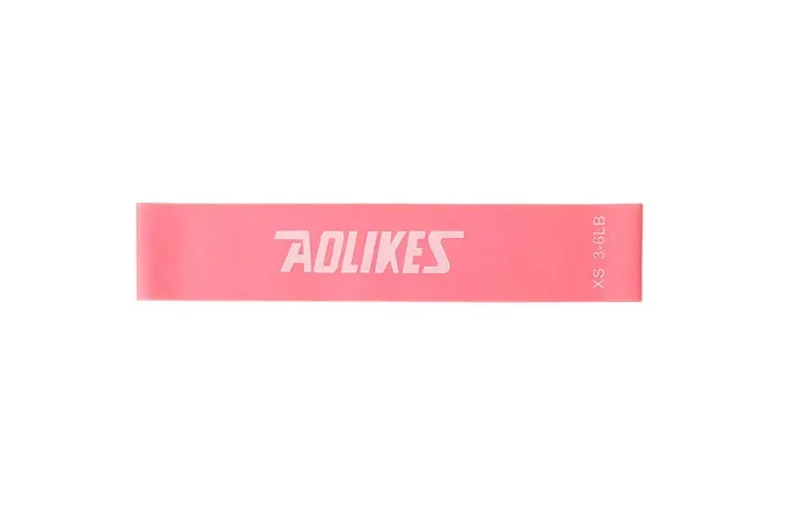 Natural latex tension band elastic band for resistance exercise in black colour