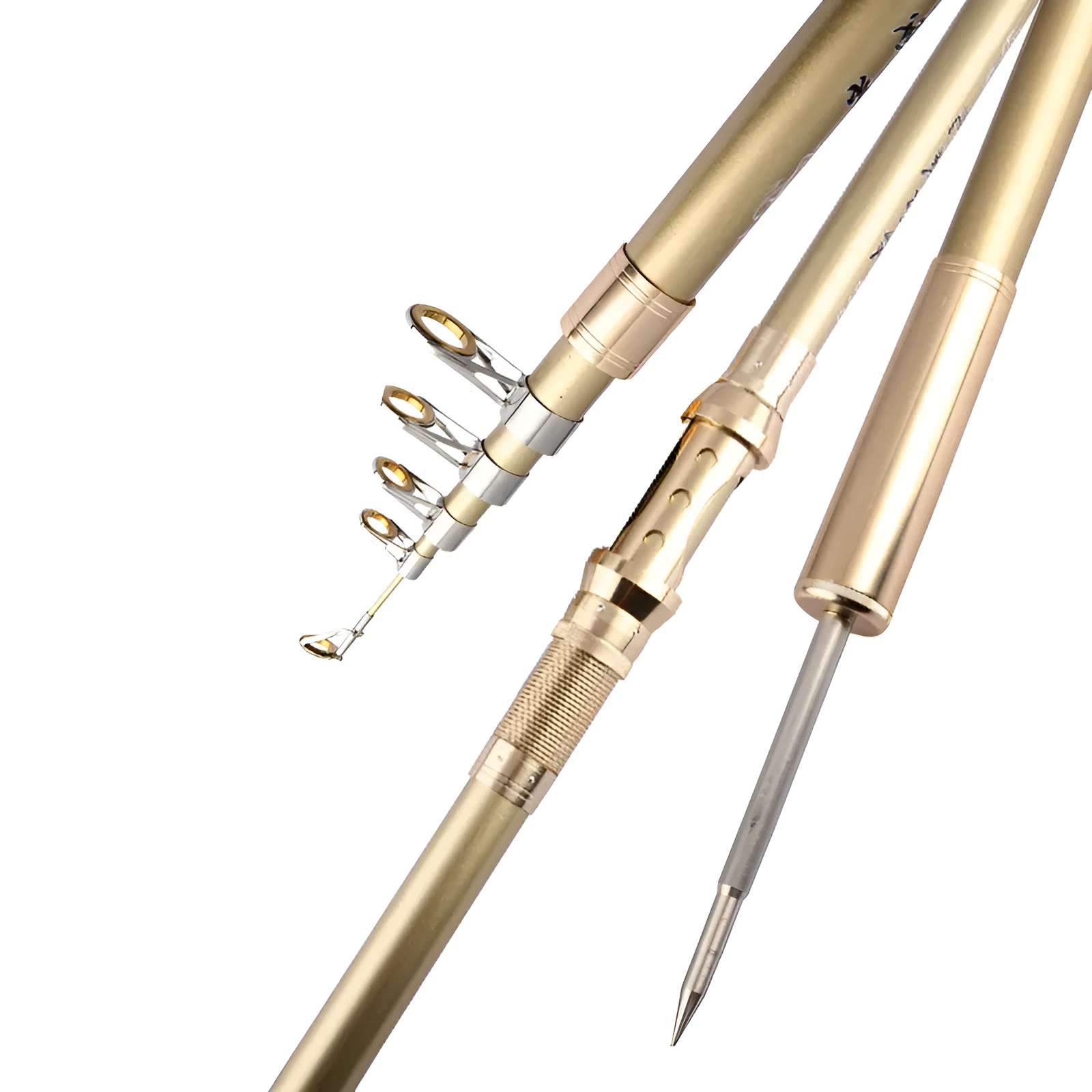 Super hard carbon sea fishing rod Tyrant Gold with ground plug, available in 2.1m to 3.6m lengths