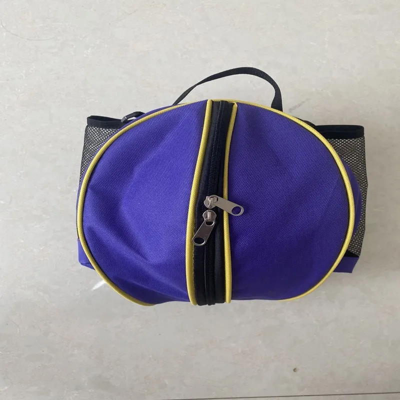 Oxford cloth basketball bag with 9L capacity in black or camouflage featuring one-shoulder and two-shoulder straps