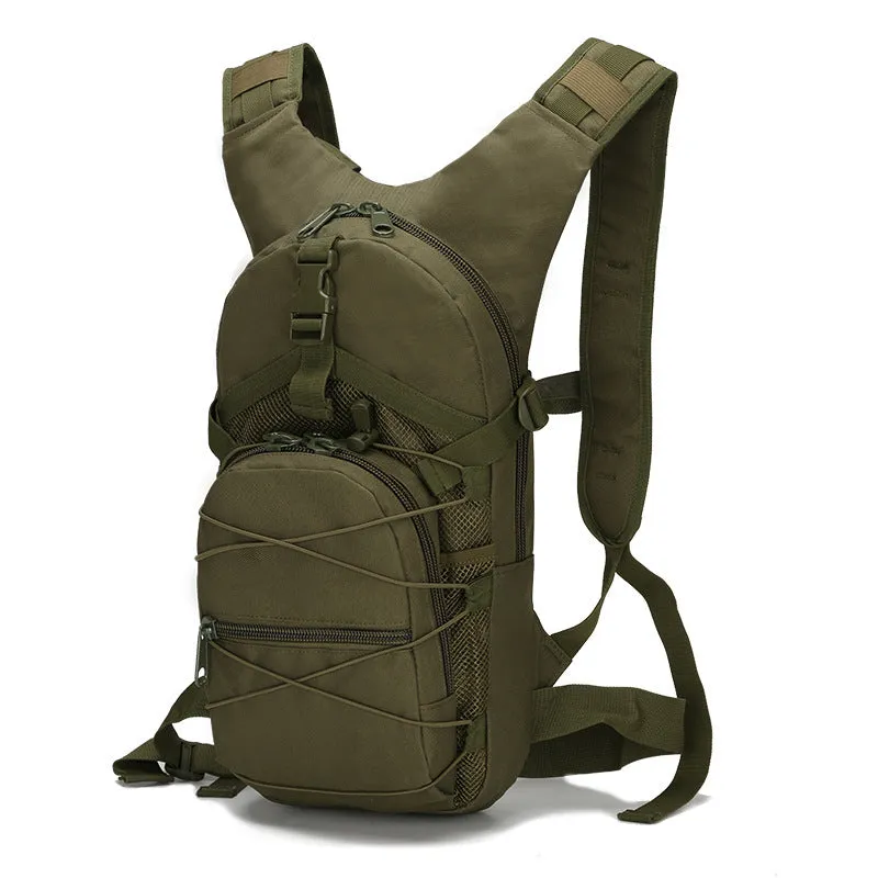 Mountaineering hiking backpack 20-35L tactical camouflage bag made from Oxford cloth and canvas