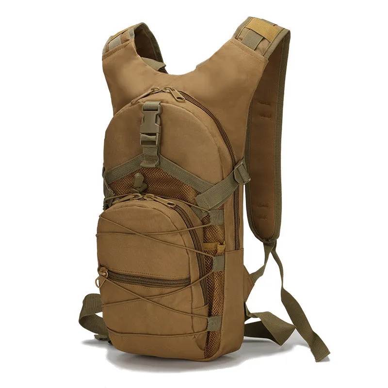 Mountaineering hiking backpack 20-35L tactical camouflage bag made from Oxford cloth and canvas
