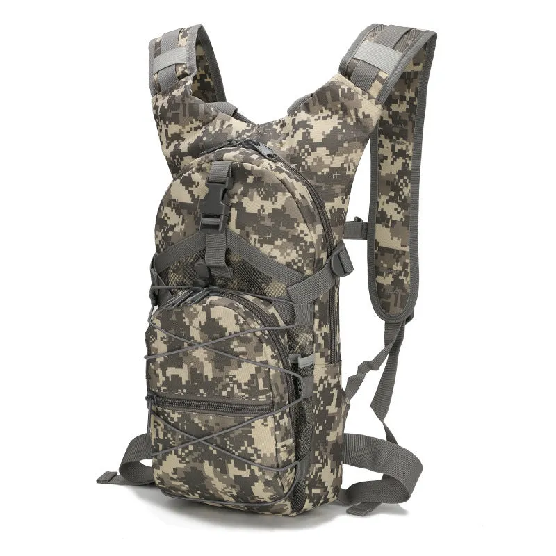 Mountaineering hiking backpack 20-35L tactical camouflage bag made from Oxford cloth and canvas
