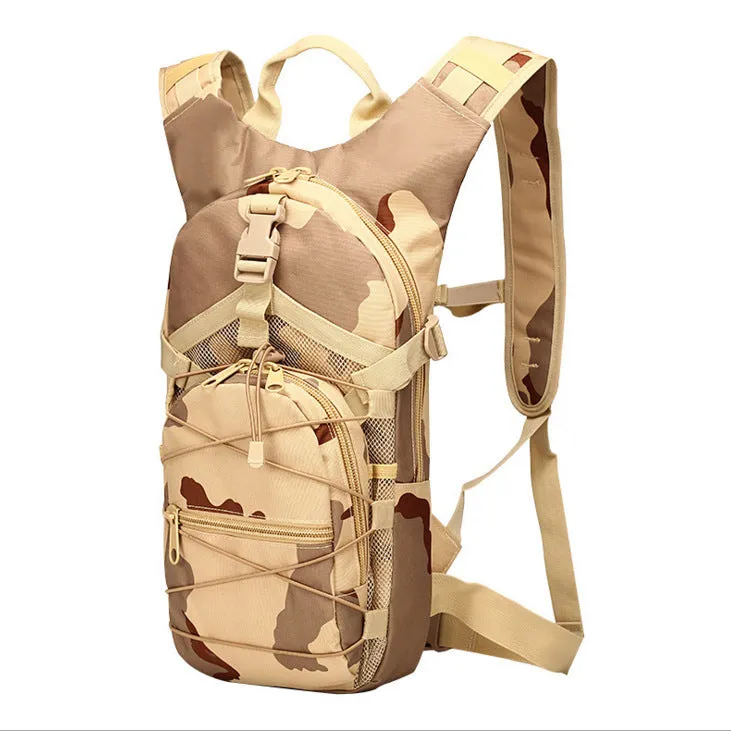 Mountaineering hiking backpack 20-35L tactical camouflage bag made from Oxford cloth and canvas