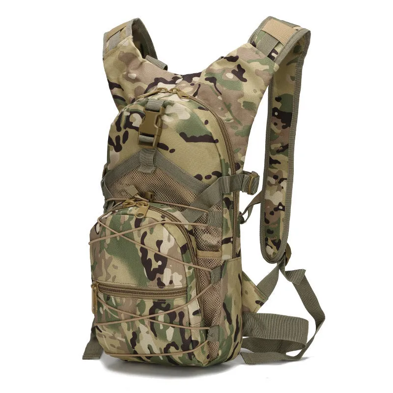 Mountaineering hiking backpack 20-35L tactical camouflage bag made from Oxford cloth and canvas