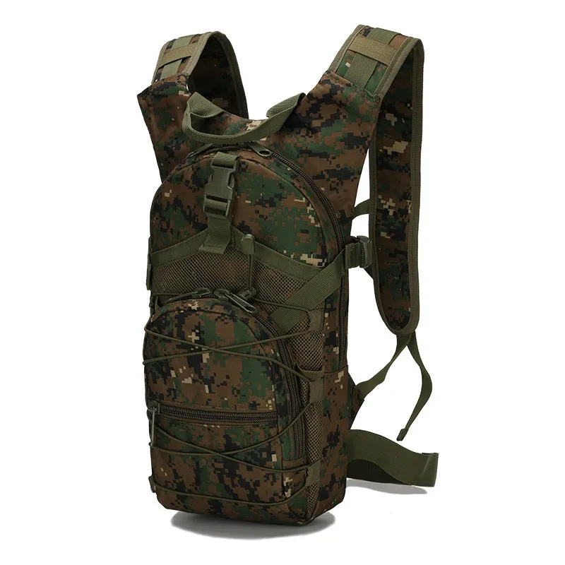 Mountaineering hiking backpack 20-35L tactical camouflage bag made from Oxford cloth and canvas