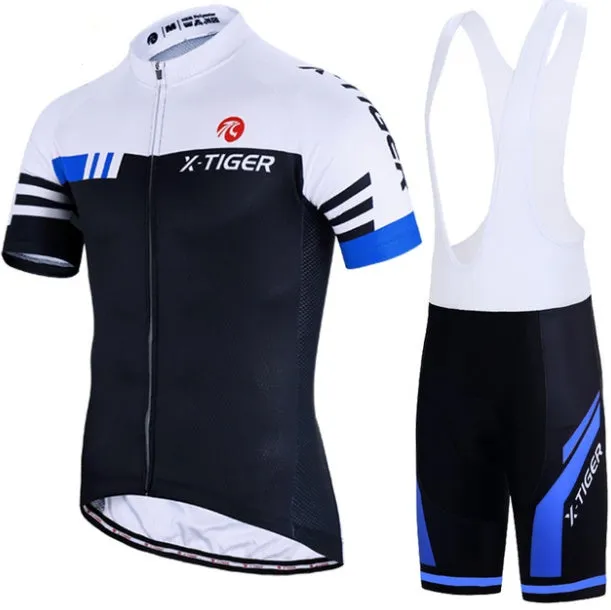 Cycling clothes outdoor sportswear in red chemical fibre blend fabric on model