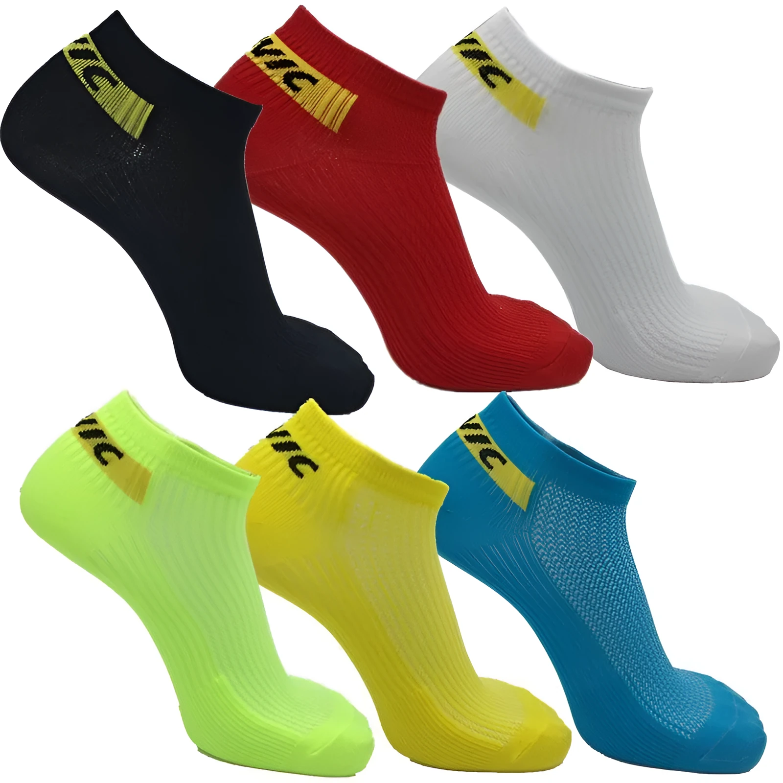 Breathable cotton sport socks for cycling and running in unisex free size