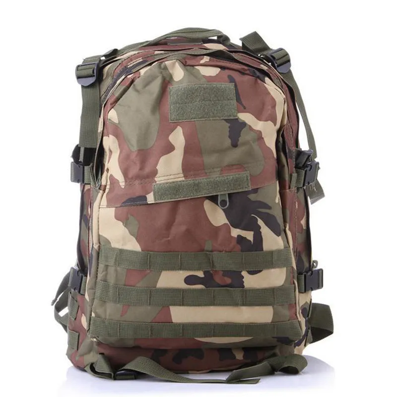 Multi-functional 3D backpack outdoor mountaineering bag hiking backpack with double shoulder straps in camouflage pattern