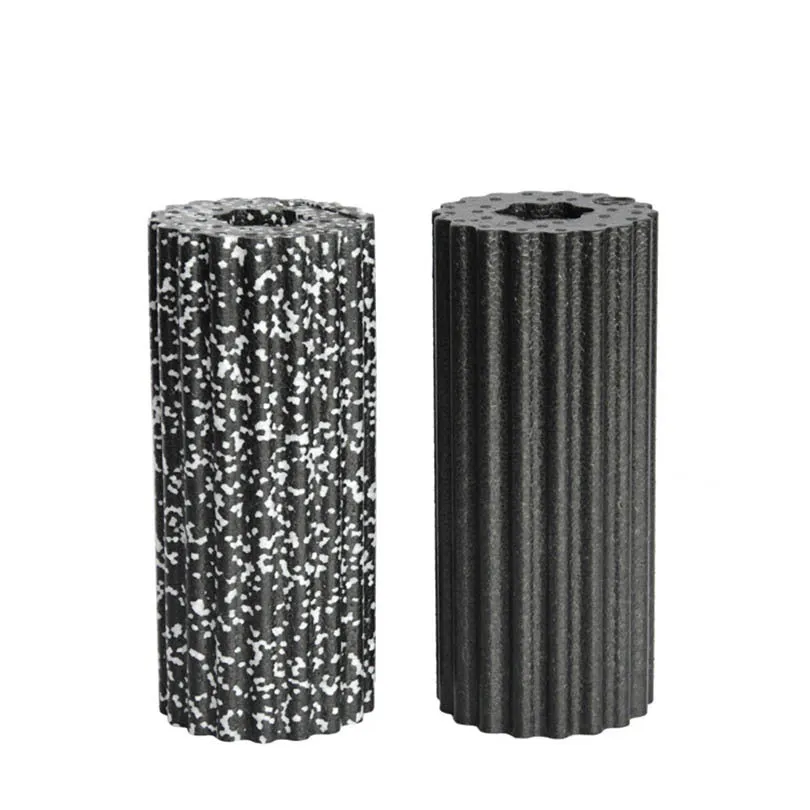 MILY SPORT high density EPP foam roller 32 x 14 cm in black for muscle massage and recovery