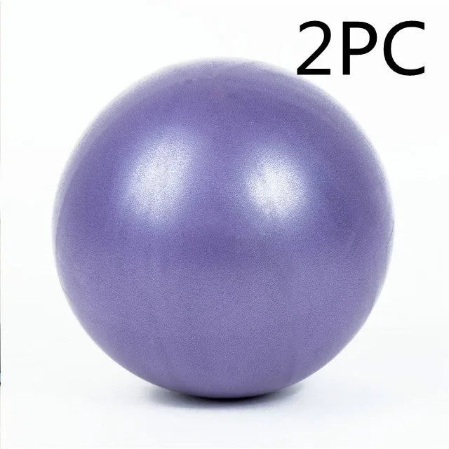 25 cm thickened explosion-proof yoga ball in purple for pregnancy and children's balance exercises