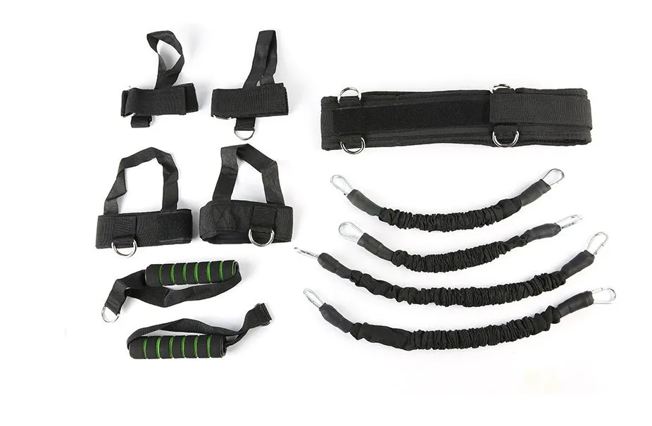 Dudley Bounce Trainer Rally latex resistance band boxing suit in black for strength conditioning