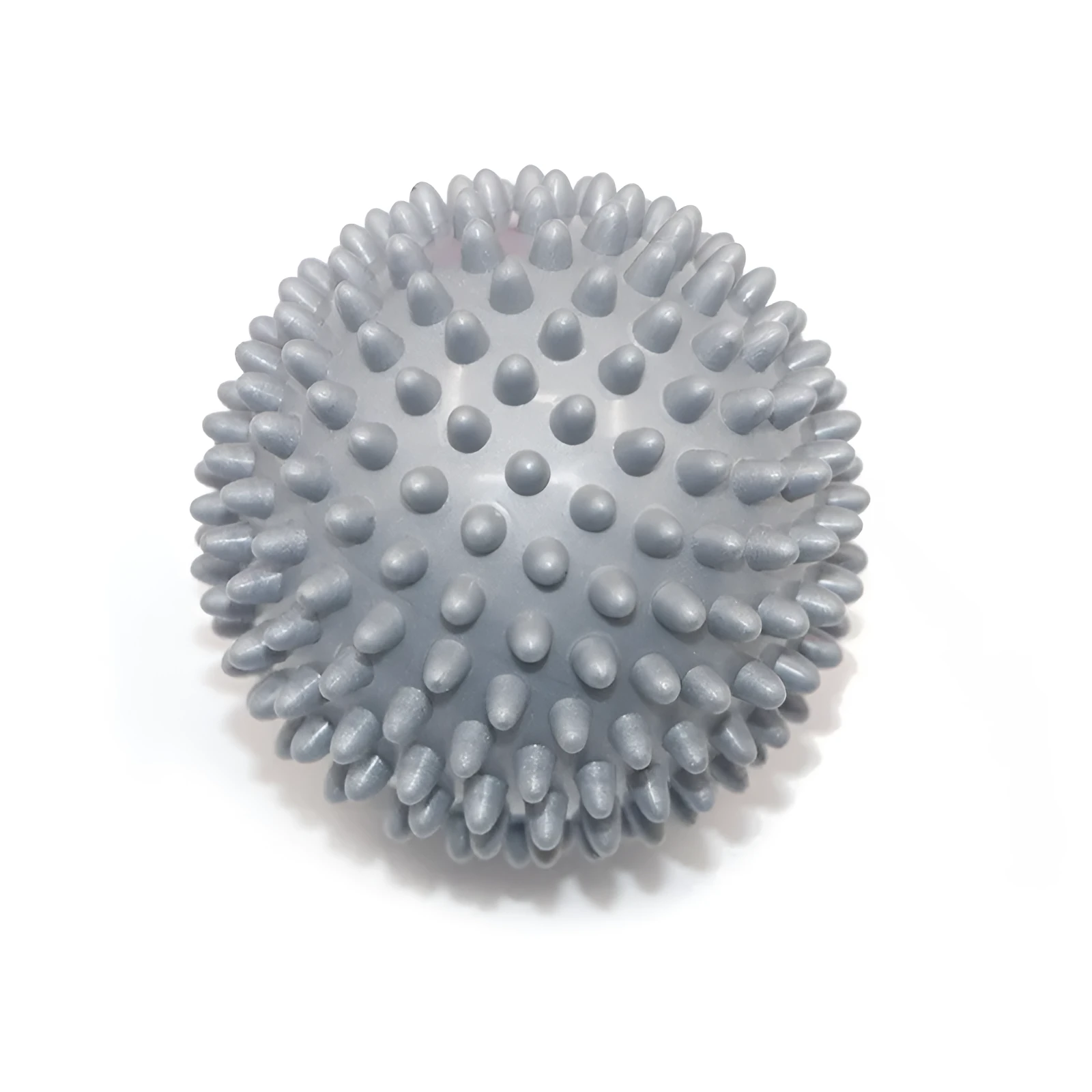 Fitness sports fascial point massage ball set with hard spikes, 7.5cm and 9cm, in dark purple and green
