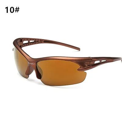 Cycling sunglasses with polarized lens, UV400 protection, black frame gray film, elastic paint frame, universal fit
