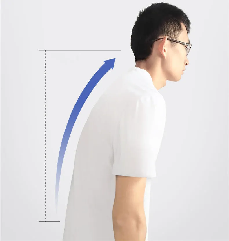 Black posture correction belt made of non-woven fabric, suitable for adults and children, sizes S to XL