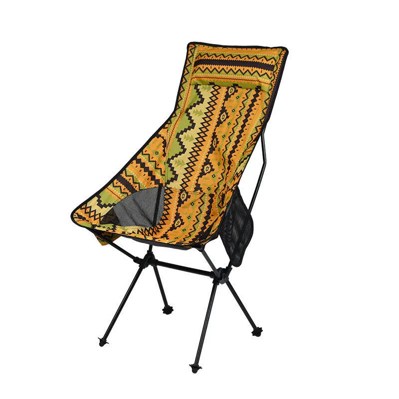 Large moon chair with aluminium alloy frame in red