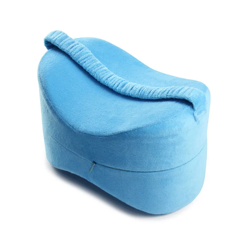 Memory foam leg lock knee pillow clip pad in medium 25.5x18x18cm size with six colour options