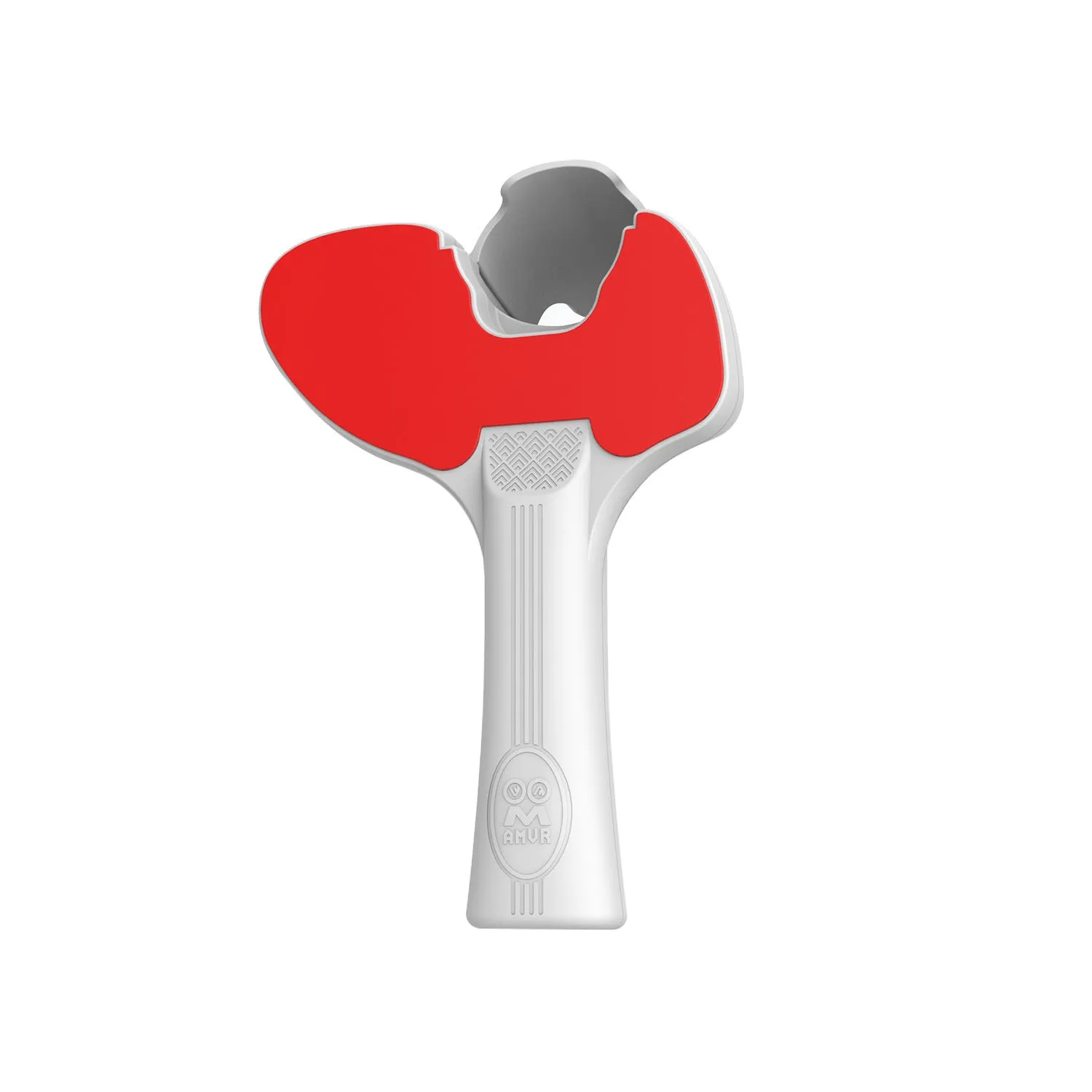 Red and blue plastic silicone table tennis racket grip accessory for Pico 4 VR controllers